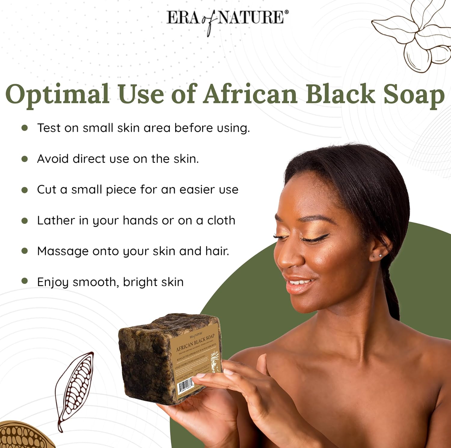African Black Soaps (8oz) 4 – Bar Bundle – Buy 3, Get 1 FREE