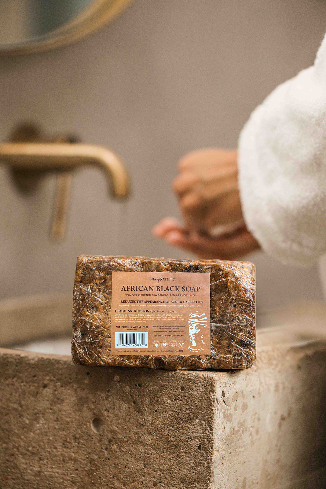 African Black Soaps (8oz) 4 – Bar Bundle – Buy 3, Get 1 FREE