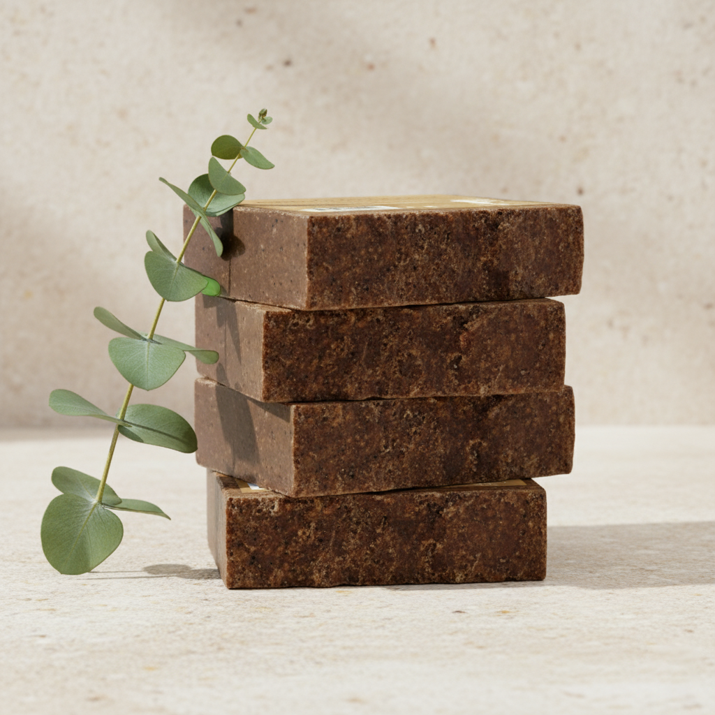 African Black Soaps (8oz) 4 – Bar Bundle – Buy 3, Get 1 FREE