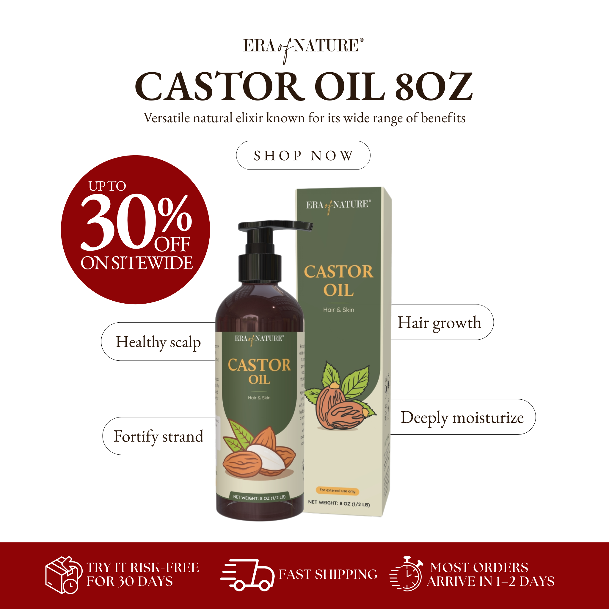 Castor Oil 8oz