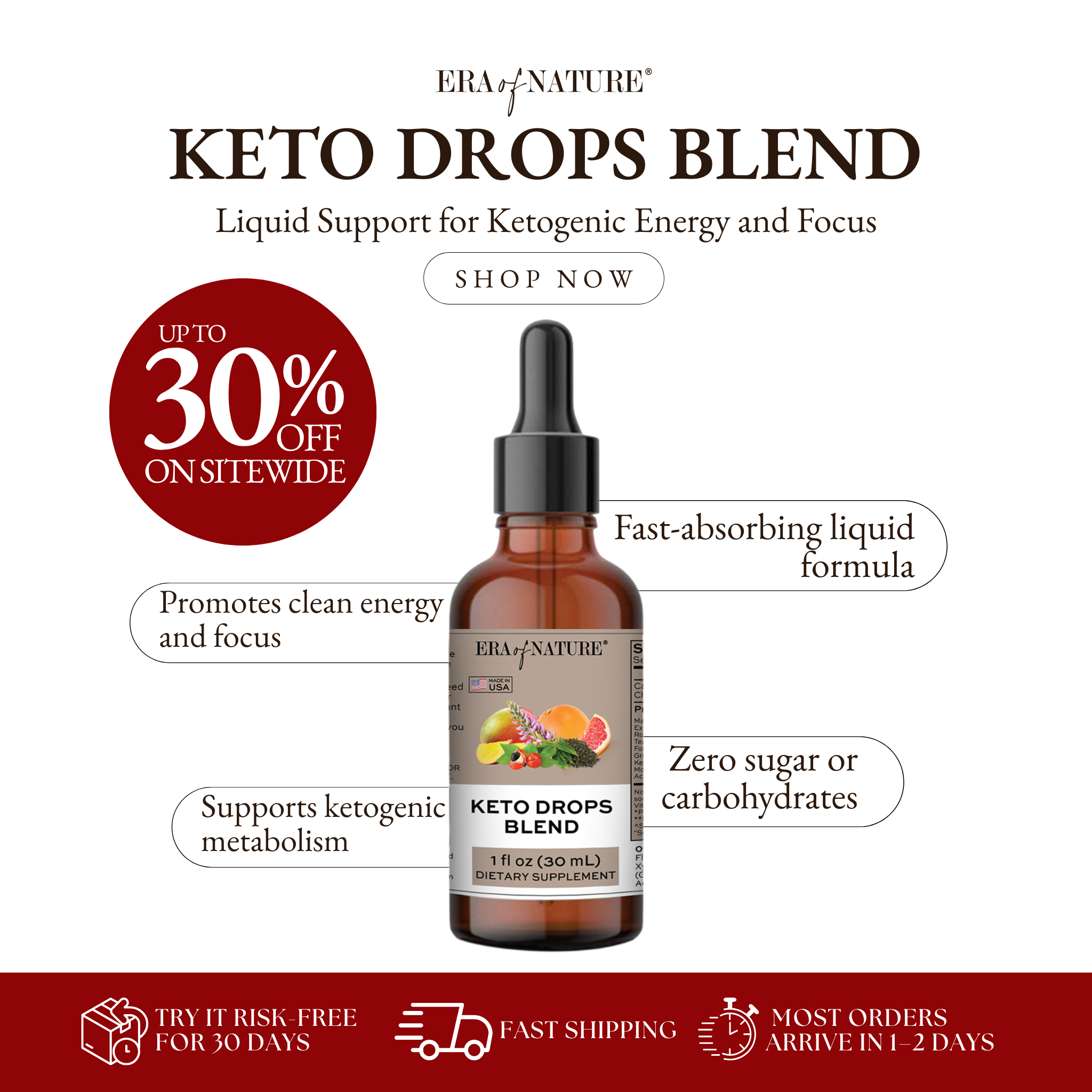 Era of Nature Keto Drops Blend